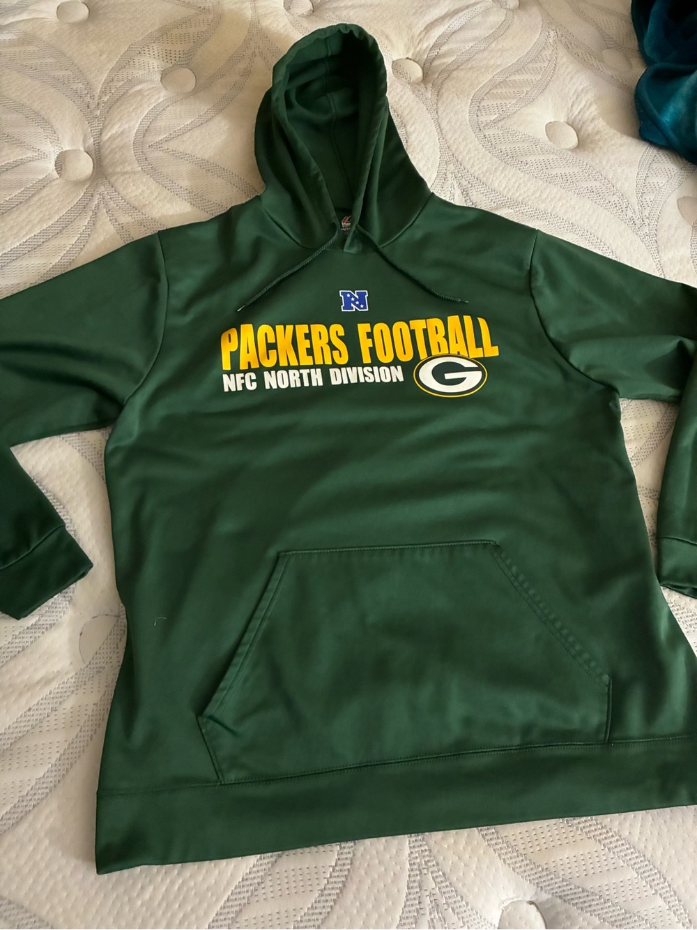 Green Bay Packers Football NFC North Division NFL Green Hoodie Size XL